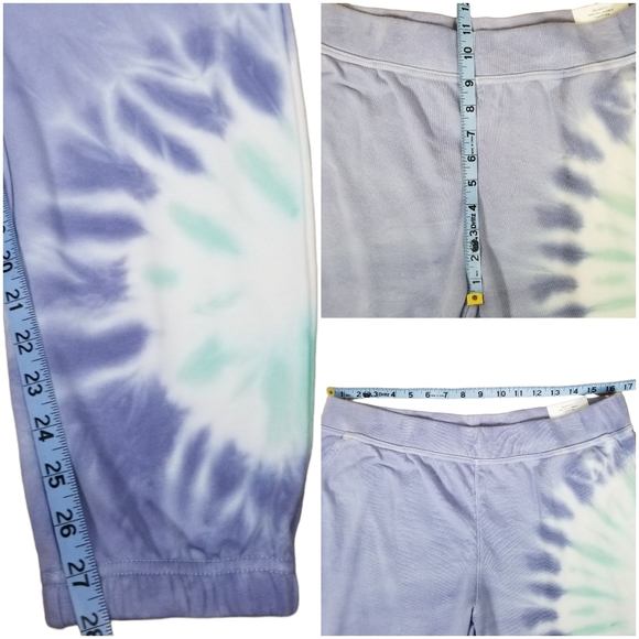 NWT - Wild Fox Tie Dye Hoodie and Jogger Set Purple Women's Size Large - Picture 15 of 16